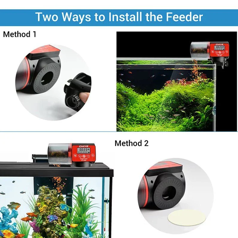 CHIYE CY-039 Smart Automatic Aquarium Fish Feeder | Programmable LCD Display - Image 5