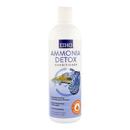 EIHO Ammonia Detox: Advanced Aquarium Water Conditioner Neutralizes Chlorine, Chloramine, Ammonia - Image 3