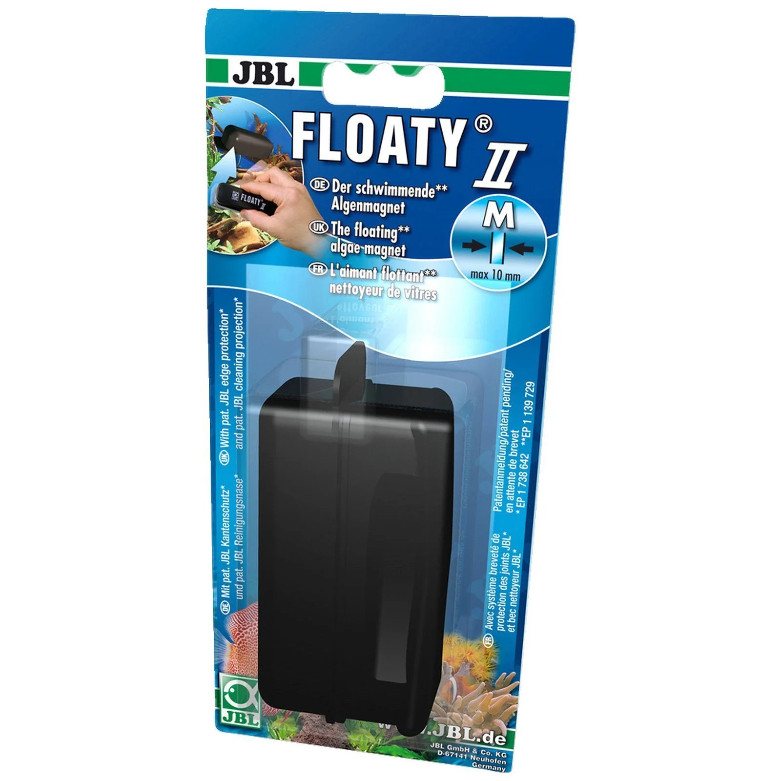 JBL Floaty II Floating Aquarium Glass Cleaner Magnet for Effortless Tank Care - Image 5