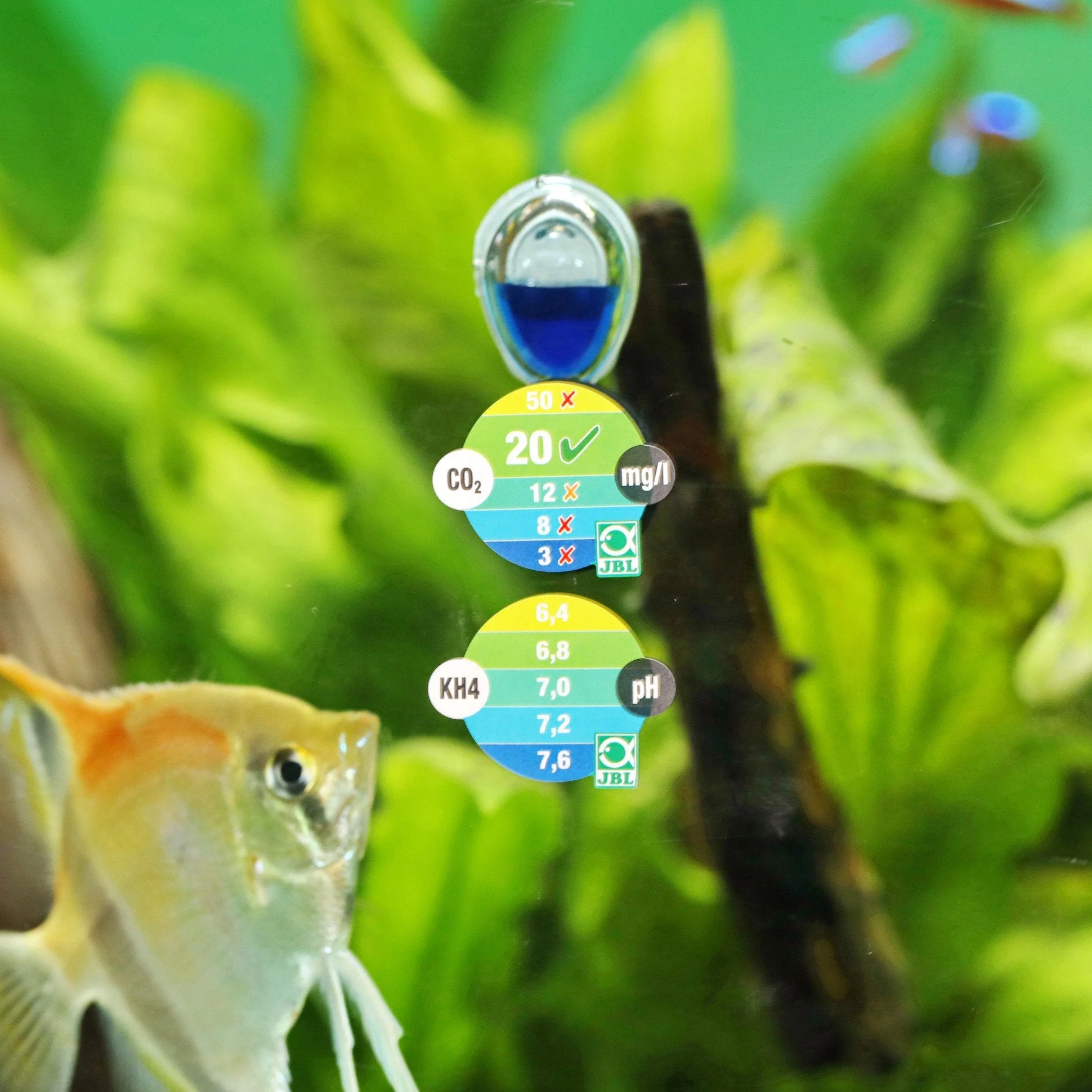 JBL ProAqua CO2-pH Permanent Test Kit Aquarium Water Quality Monitor - Image 2