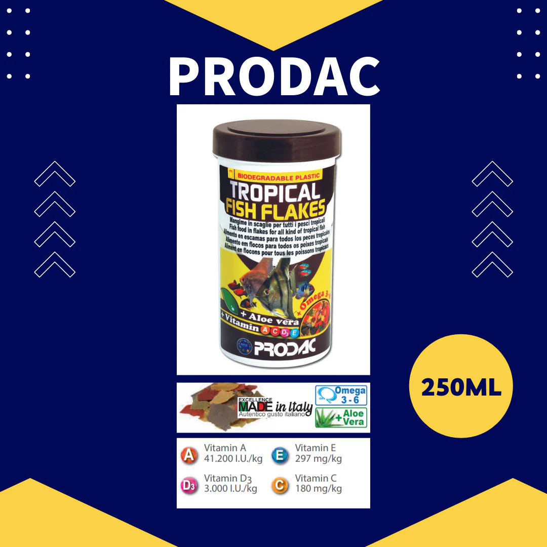 PRODAC Tropical fish flakes - Image 3