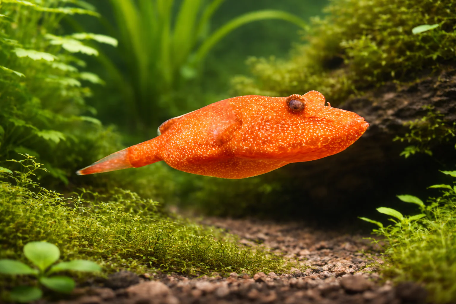 Red miurus puffer 3-5cm
