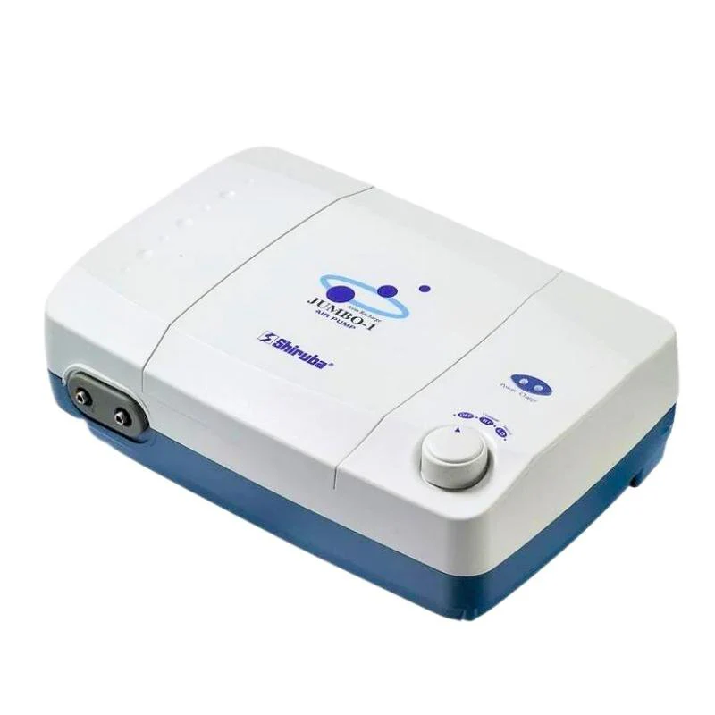 Shiruba Jumbo-1 AC/DC Air Pump for Aquariums, 20-Hour Battery Backup